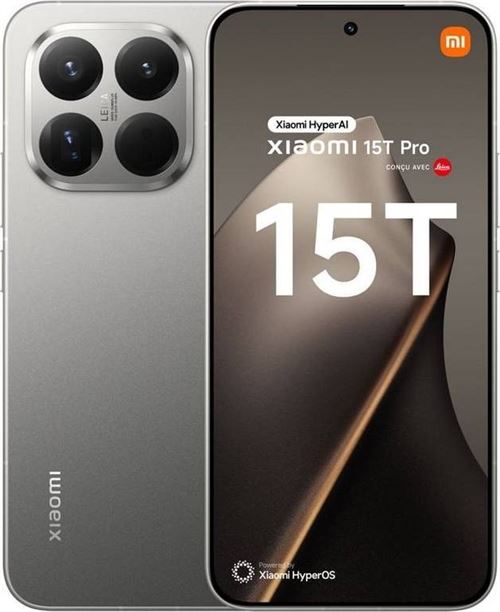 Xiaomi 15T PRO 5G (1024GB/Grey) uden abonnement